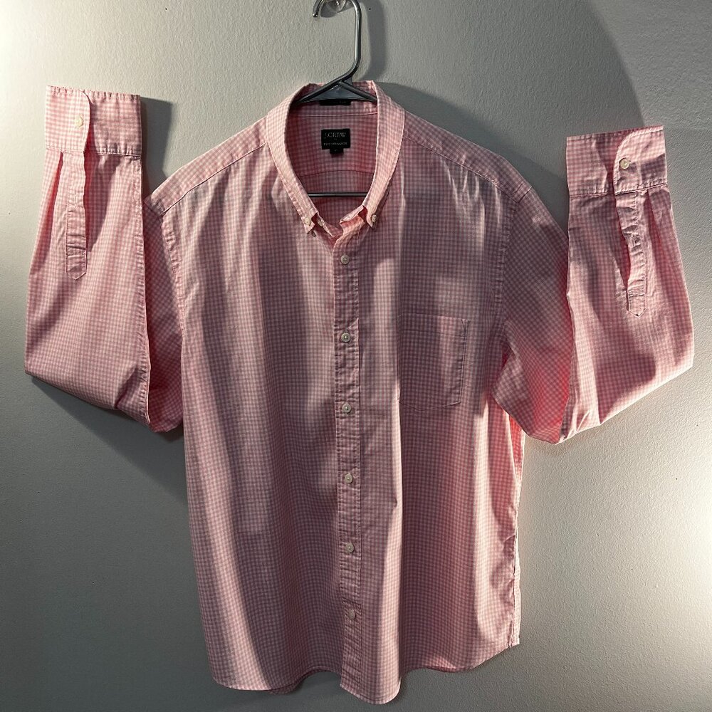 J-Crew Performance Slim Untucked Mens shirt size XL